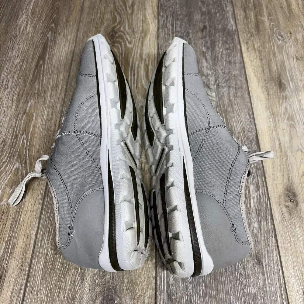 Skechers Relaxed Fit 64107 Gray Suede Memory Foam Men's US Size 12 Shoes